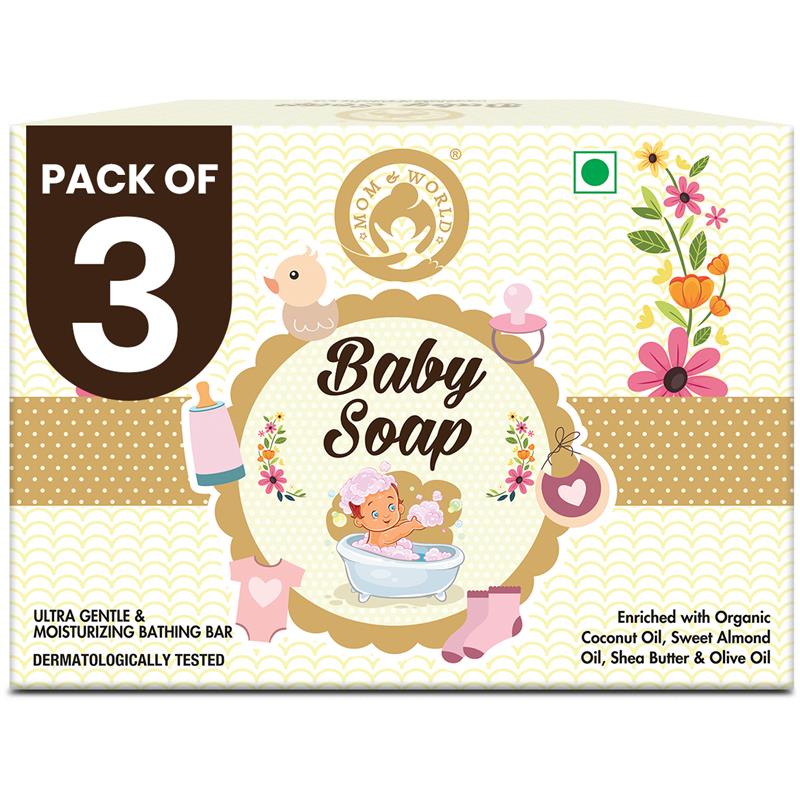 Natural Baby Soap Pack – in Gentle Daily Care – Mom and World