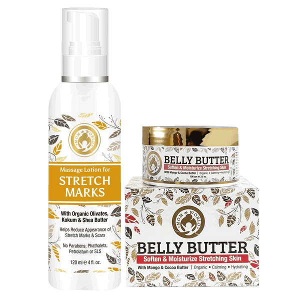 Moisturizing Care | Stretch Marks Lotion 120ml + Belly Butter 100g