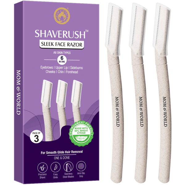 Shaverush Sleek Face Razor  (Pack of 3)