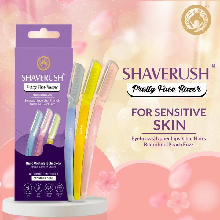 Pritty Razor ShaveRush Women Pretty Face Razors – Mom and World