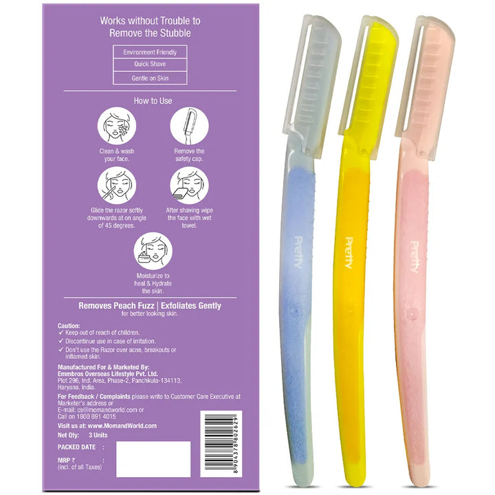 Pritty Razor ShaveRush Women Pretty Face Razors – Mom and World