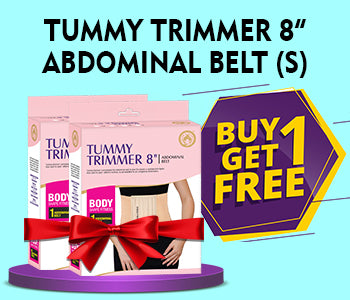 Tummy Trimmer 8″ Abdominal Belt – Small(26-30), Pack of 2