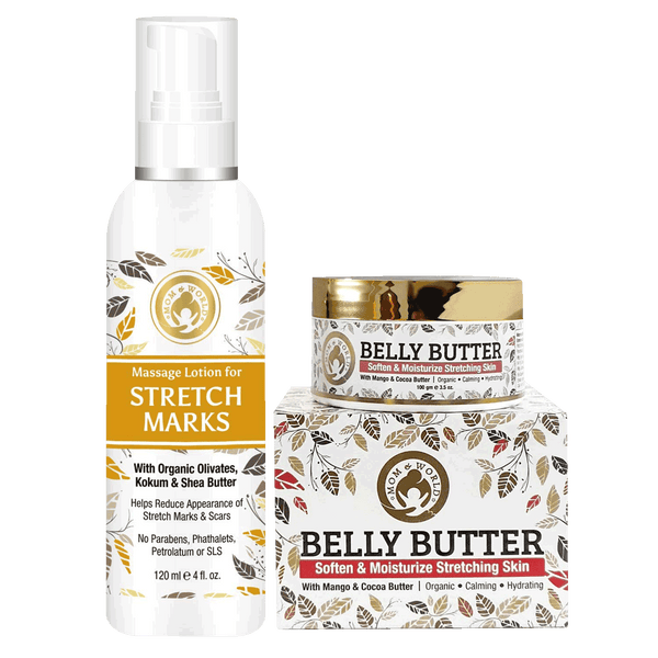 Moisturizing Care | Stretch Marks Lotion 120ml + Belly Butter 100g