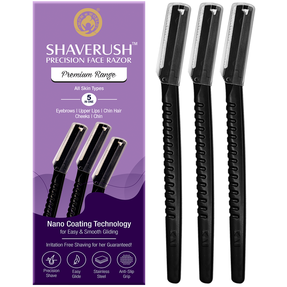 ShaveRush Women Precision Face Razors – Mom and World